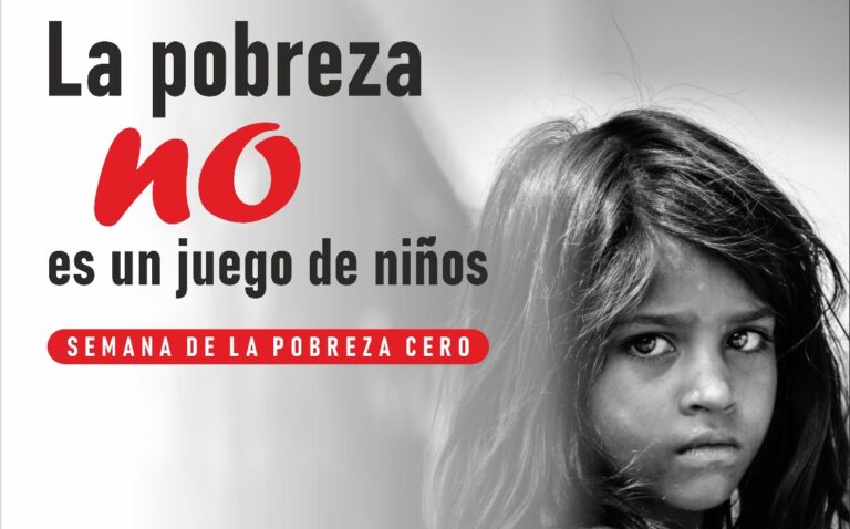 Charla “La pobreza no es un juego de niños”